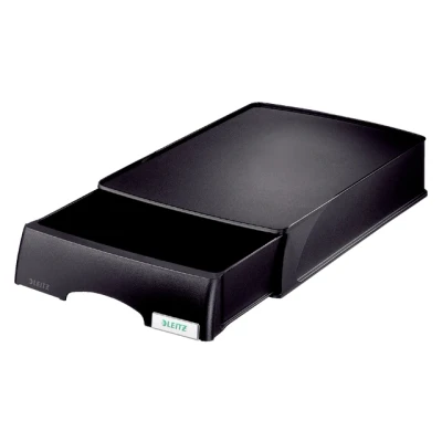 Afbeelding van Brievenbak Leitz Plus met lade A4 maxi zwart