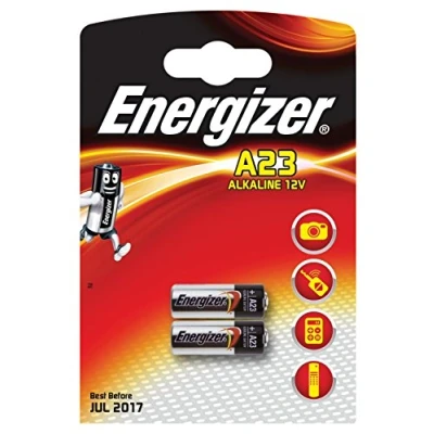 Afbeelding van Energizer Alkalibatterijen, A23/MN21/LRV08/GP23A, 12 V, dubbel pakket