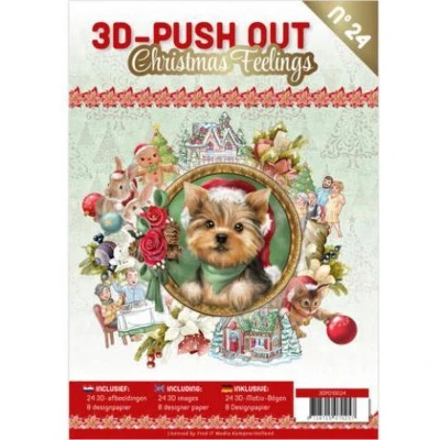 Afbeelding van 3D Push Out boek 24 Christmas Feelings