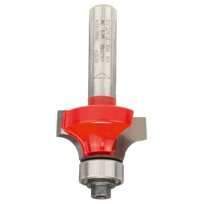 Afbeelding van Bosch Afrondprofielfrezen 8 mm schacht 6,35 radius 25,4 x 12,7 ø nuttige lengte 55 totale