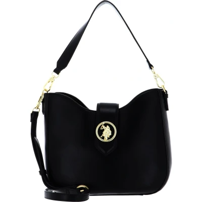 Afbeelding van U.S. POLO ASSN. Schoudertas Vancouver Hobo Bag Black Zwart