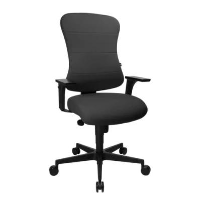 Afbeelding van Topstar Art Comfort, inclusief in hoogte verstelbare armleuningen, bureaudraaistoel, stof 58 x 68 120 cm antraciet