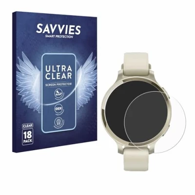 Afbeelding van Savvies (18 Stuks) Schermbeschermer voor Garmin Lily 2 Active Screen Protector Ultra Transparant