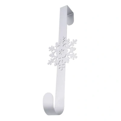 Afbeelding van TRIXES kerst sneeuwvlok krans hanger voordeur haak voor en winter Decoratie kerstkrans thuis, kantoor of Xmas Party Kerstmis Outdoor