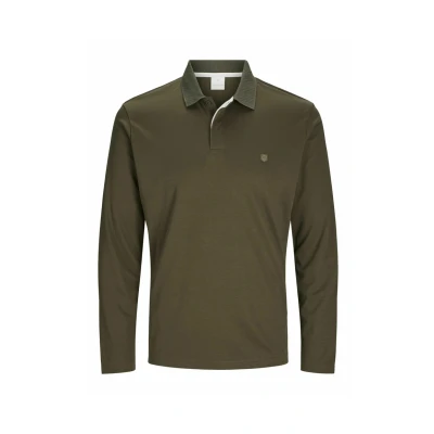 Afbeelding van Jack &amp; Jones PLUS SIZE Einfarbig Poloshirt, Heren, Maat: 3XL, Sea turtle