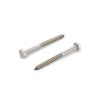 Afbeelding van Houtdraadbout 8 x 35 DIN 571 RVS A2 (100 stuks)