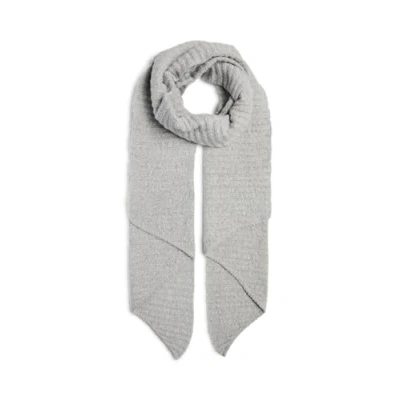 Afbeelding van Pieces Pyron Structured Scarf Sjaal, Dames, Maat: One Size, Light grey melange