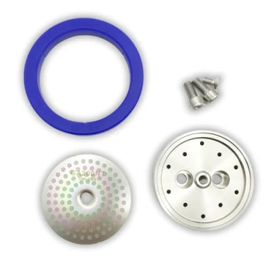 Afbeelding van Tune Up kit gemaakt voor Gaggia Classic. Verbeterde roestvrijstalen douchehouder. IMS Precision Nanotech douchescherm GA200NT, Cafelat siliconen pakking en alle schroeven (Custom Kit)