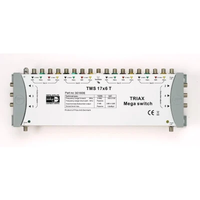 Afbeelding van Triax TMS 17x6 T voeding &quot;16 SAT + 1 terr. Ingang&quot; wit