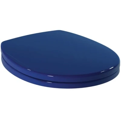 Afbeelding van Ideal standard contour 21 zitt m deksel topfix voor randloos blauw s40 s406536