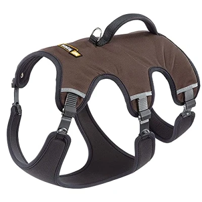 Afbeelding van Hondentuig ERGOTREKKING XL, verstelbaar, zes bevestigingspunten met microregeling, zachte bekleding, reflecterend, harnas voor grote honden