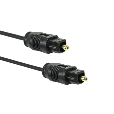 Afbeelding van OcioDual Optische Toslink kabel 3 m Vezeloptiek Optic Fiber Audio LWL SPDIF M/M Zwart voor TV Optical Cable Audiokabel