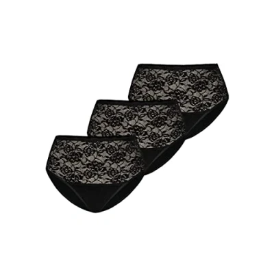 Afbeelding van Teyli 3PACK Violetta Slip, Dames, Maat: 5XL, Black