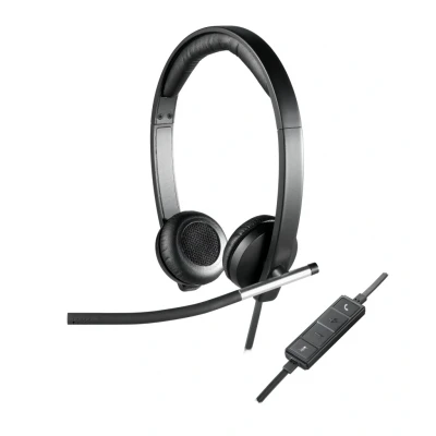 Afbeelding van Logitech Headset H650e, USB, Stereo zwart, Business