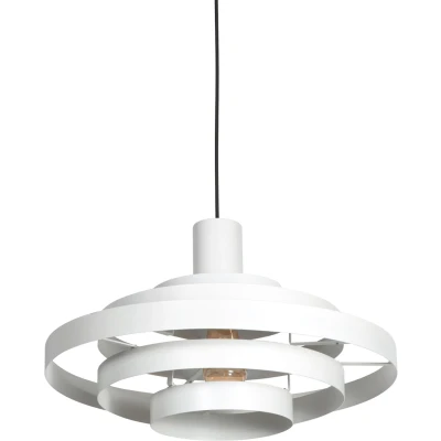 Afbeelding van Steinhauer Design hanglamp Halo Cirque wit Ø 50cm 4217W