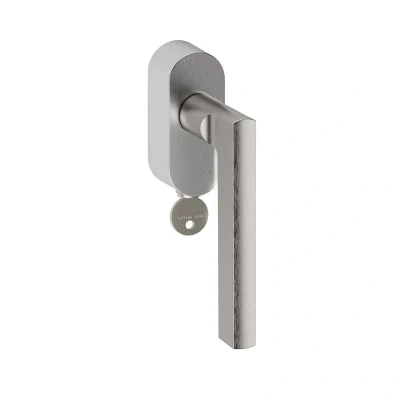 Afbeelding van Hard Brass Shuffle Athene Raamkruk Afsluitbaar 304 Inox Geborsteld RVS