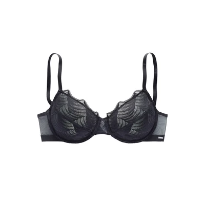 Afbeelding van Lascana Triangel BH, Dames, Maat: 75C, Schwarz