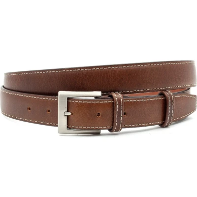 Afbeelding van JV Belts Bruine heren pantalonriem riem cm breed Echt Taille: 110cm Totale lengte riem: 125cm