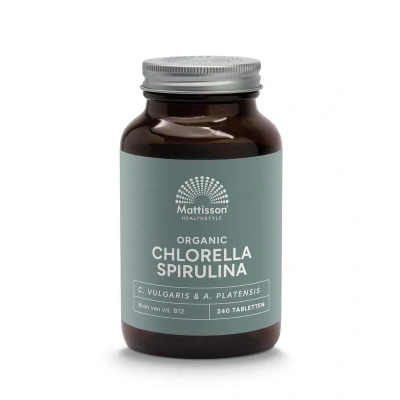 Afbeelding van Mattisson Chlorella Spirulina 240 tabletten
