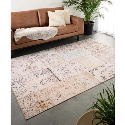 Afbeelding van Patchwork Vloerkleed Fade Heritage Beige 152x230 Cm