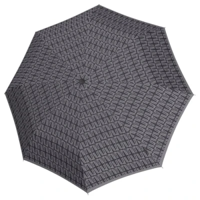 Afbeelding van Knirps A.200 Medium Duomatic zakparaplu, compact en stormbestendig, getest in windtunnel, Trust Caviar, Eén maat