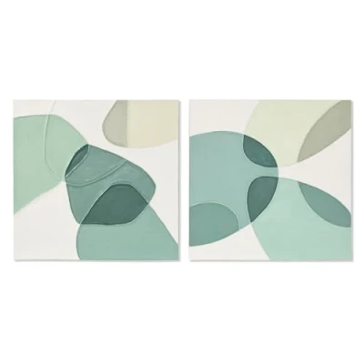 Afbeelding van Schilderij Home ESPRIT Abstract Stads 100 x 3,7 cm (2 Stuks)