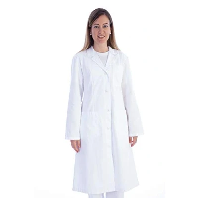 Afbeelding van GIMA White Lab, Doctor Professional Coat, katoen/polyester, vrouwen, X Small, wit, 1