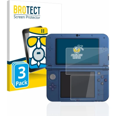 Afbeelding van BROTECT AirGlass Matte kogelwerende glasfolie (DSi XL), Andere spelaccessoires, Grijs