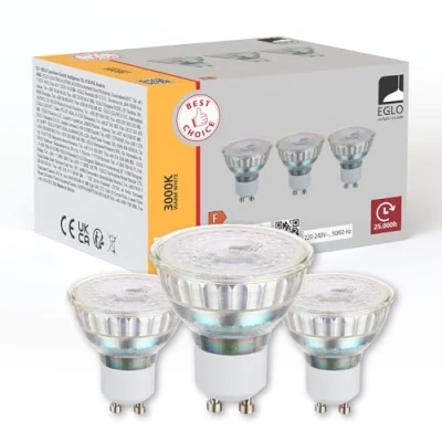 Afbeelding van EGLO LED Lamp set 3 stuks GU10 Ø 5 cm Helder 3000K