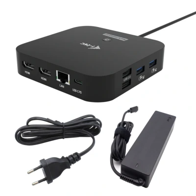 Afbeelding van i tec USB C Dual HDMI Docking Station with Power Delivery 100 W