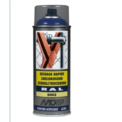 Afbeelding van motip industrial ral 5002 ultramarijn blauw 400 ml 07006