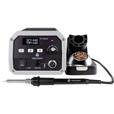 Afbeelding van TOOLCRAFT ST 100 HF Hoogfrequent soldeerstation Digitaal W 50 480 C Incl. soldeerpunt
