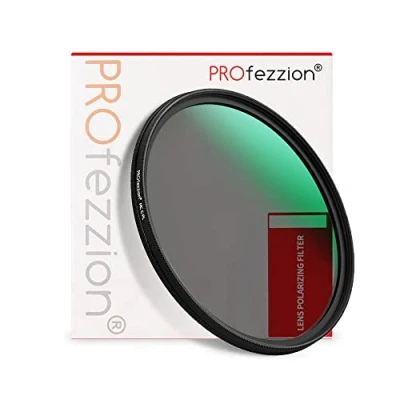 Afbeelding van PROfezzion 58MM Circulair Polariserend Filter Multi Gecoat HD 12 Layer CPL voor Canon EOS 2000D 1300D 1200D 850D 800D 750D 700D 650D 200D 250D met EF S 18 55mm Kit Lens