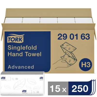 Afbeelding van Tork 290163 ZZ vouw Handdoek Advanced H3