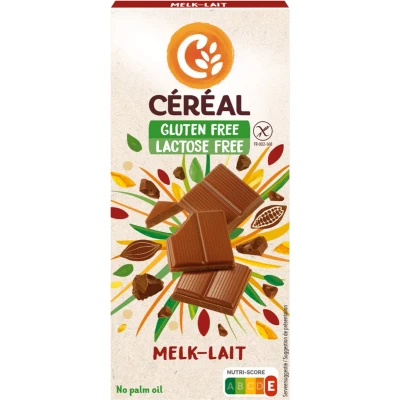 Afbeelding van 6x Céréal Melkchocolade Glutenvrij en Lactosevrij 100 gr