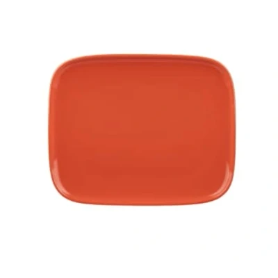 Afbeelding van Marimekko Oiva bord 12x15 cm Oranje