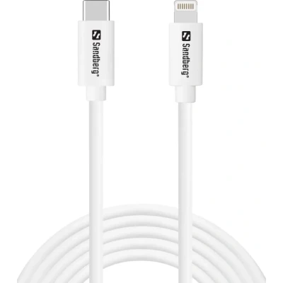 Afbeelding van Sandberg 136 59 Lightning kabel 2 m Wit