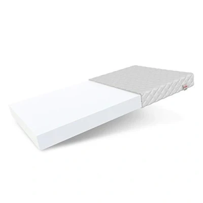 Afbeelding van FDM Bresso Max Schuimmatras, 160 x 200 cm, hardheidsgraad H3, middelhard, matras, schuim, 15 cm hoogte, polyurethaanschuim, overtrek, wasbaar, dubbelzijdig afneembaar