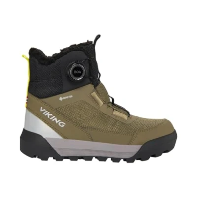 Afbeelding van Viking Expower Warm GTX Boa Sneeuwlaarzen, uniseks, kinderen, kaki, 37 EU