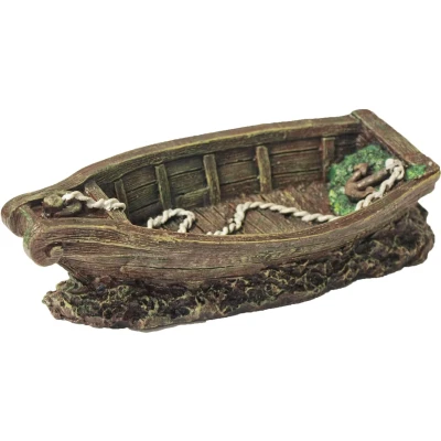 Afbeelding van Polyresin ornament roeiboot 18x6,5x4,5 cm Gebr de Boon Gebr.