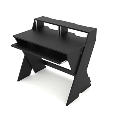 Afbeelding van Glorious Sound Desk Compact Black workstation meubel
