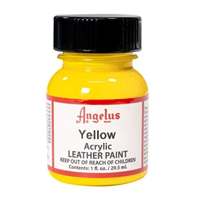 Afbeelding van Angelus leerverf Geel 29,5ml