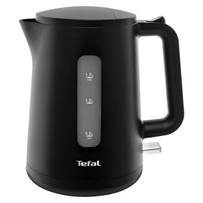 Afbeelding van Tefal KO2008 waterkoker Principio Select 2400 Watt 1,7 l watertank automatische aan/uit schakelaar antikalkfilter mat zwart