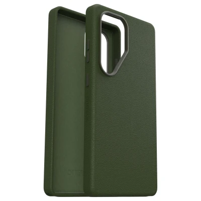 Afbeelding van Samsung Galaxy S25 Ultra MagSafe Hoesje Kunstleder OtterBox Hardcase/Backcover Groen Telefoonhoesje Shockproof/Valbescherming