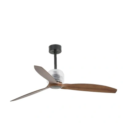 Afbeelding van Faro Lighting Deco Zwart, Houten Plafondventilator LED Met DC Motor