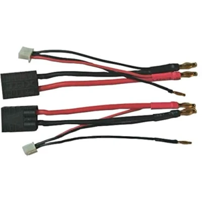Afbeelding van 2 stuks Vrouwelijke TRX Traxxas naar 4,0 mm Bullet Banana Connector met 2,0 2S Lipo JST XH Balance Plug voor RC Car Drone Batterij