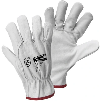Afbeelding van L+D worky DRIVER GLOVE 1606 10 Werkhandschoen Runder nerfleer Maat (handschoen): 10, XL EN 388 Cat II 1 paar
