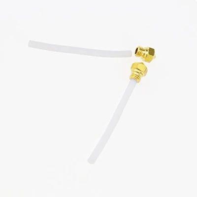 Afbeelding van D2D 2 Stks MK10 Messing Extruder Nozzle + PTFE Pipe 0.4mm M7 schroefdraad Print koppen voor 3D Printer