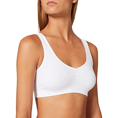 Afbeelding van Trigema Damesbustier van polyamide/elastaan, wit (wit 001), XXL