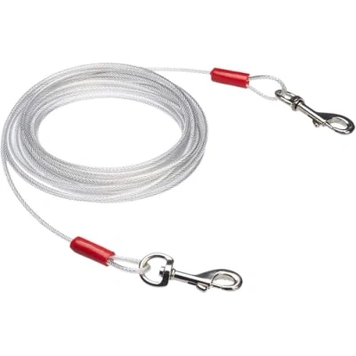 Afbeelding van Amazon Basics Lijn, voor honden tot 40 kg, 7,62 m, wit